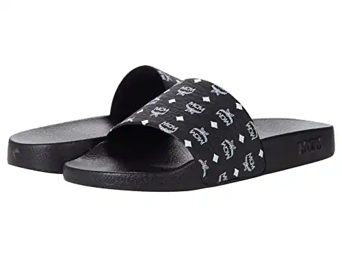 MCM Logo Group Slide Black EU 35 (US Women's 5) M