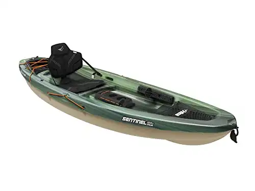 Pelican Sentinel 100X Angler Fishing KayakSit-on-Top KayakLightweight one Person Kayak9.6 ft