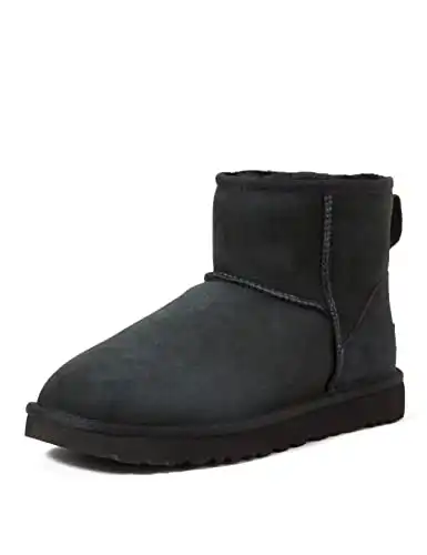 UGG Women's Classic Mini II Boot, Black, 5