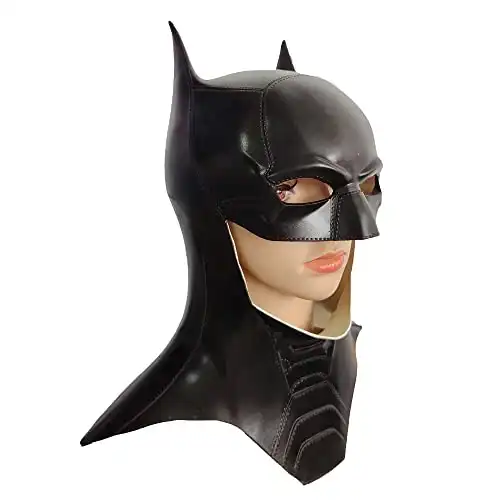 Superhero Bat Mask PVC Bruce Wayne 2022 Movie Full Head Cosplay Accessories Masquerade Prop