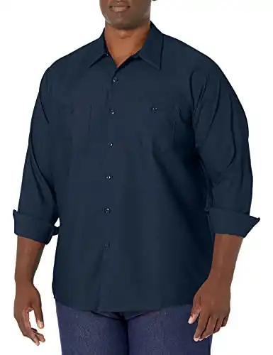 Red Kap Men's Industrial Long Sleeve Work Shirt