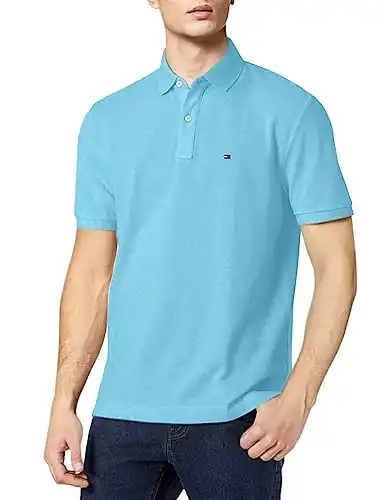 Tommy Hilfiger Men's Short Sleeve Cotton Pique Polo Shirt in Classic Fit