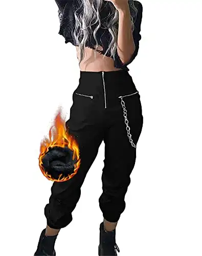 Vekline Drawstring Sweatpants Women Sprot Jogger Casual Long Pants Pocket Baggy Cinch Bottom Print Trousers