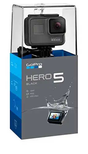 GoPro Hero5 Black — Waterproof Digital Action Camera for Travel with Touch Screen 4K HD Video 12MP Photos