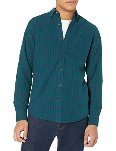 Amazon Essentials Men's Regular-Fit Long-Sleeve Pocket Oxford Shirt