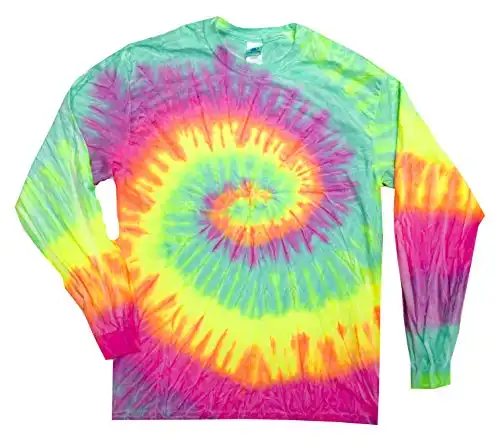 Colortone Youth & Adult Tie Dye Long Sleeve T-Shirt