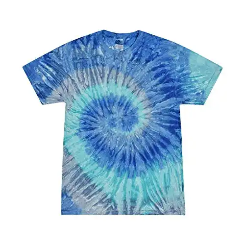 Tie Dye Shirt Women Tops, Tie Dye Shirts for Men, Teens, Tie Dye T Shirts, 100% Cotton in 35 Colors, Sizes S-5XL